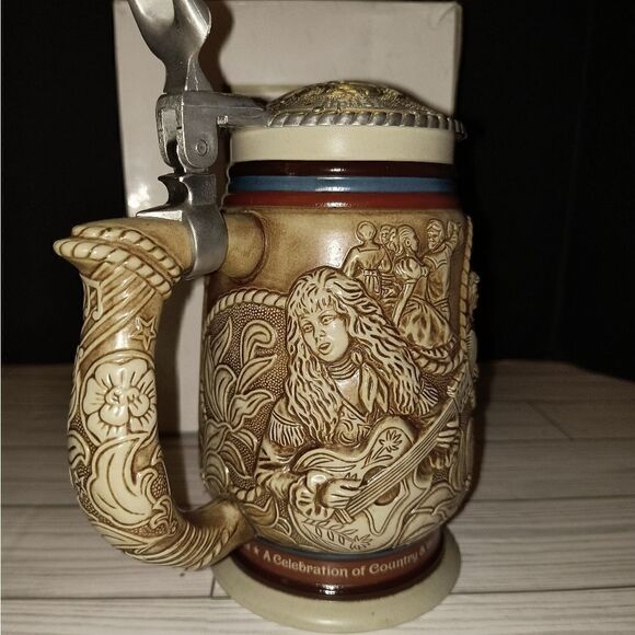 Vintage 1994 Avon Country and Western Music Beer Stein In Original Box - Picture 5 of 11